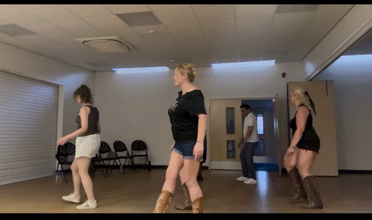 Line dancing class
