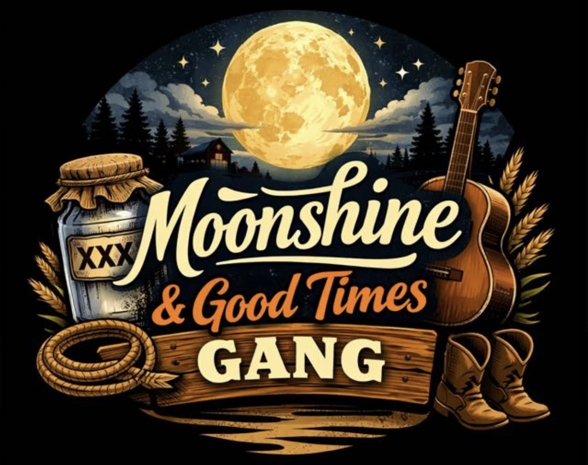 Moonshine & Good Times Gang logo