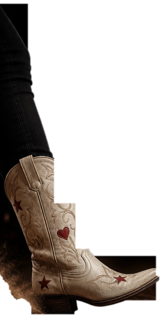 Western cowboy boot
